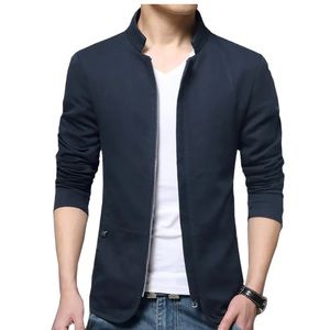 Pologize™ British Style Solid Casual Jacket
